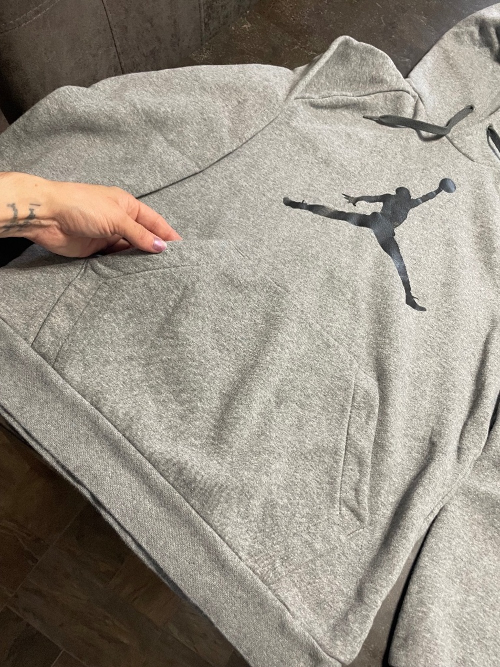 Jordan Mens Jumpman Air Fleece Hooded Pullover - Size S
